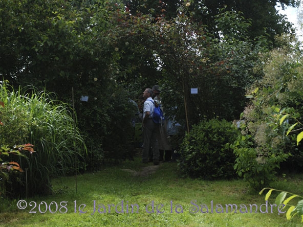 Visite 2008 au Jardin de la Salamandre en Dordogne 